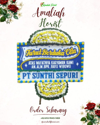 Papan Bunga Duka di Anjir Pasar