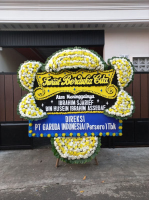 Papan Bunga Duka di Anjir Pasar
