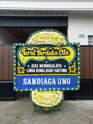 Papan Bunga Duka di Anjir Pasar